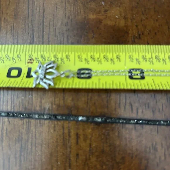 925 Sterling Silver Lotus Blossom Pendant Necklace Dainty Spiritual Minimalist - Picture 15 of 15